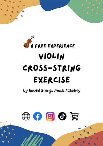 Violin String Crossing Exercise cover