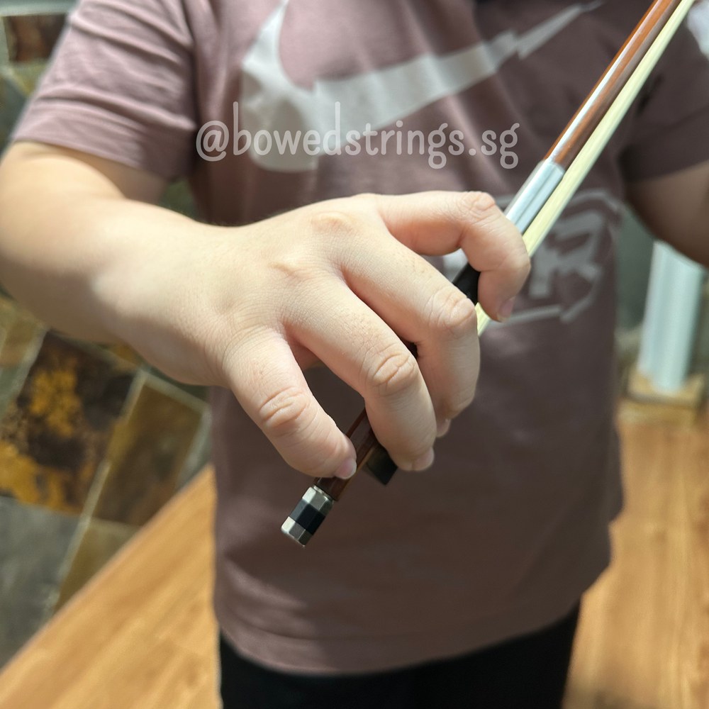 Learning bow hold