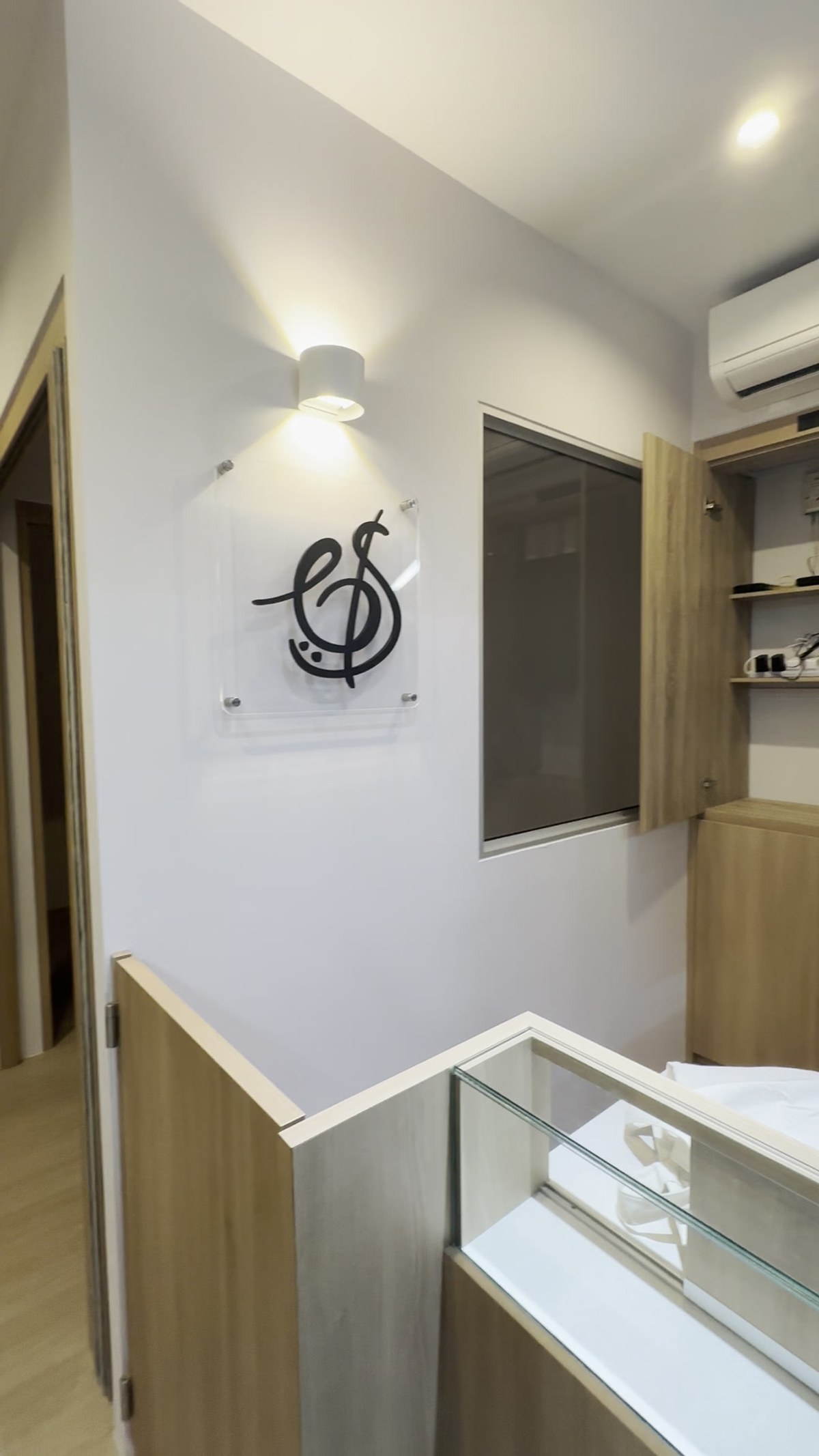 Inside the studio